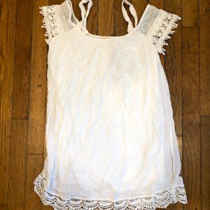 White Summer Dress; Zoe & Rose  (MEDIUM)
